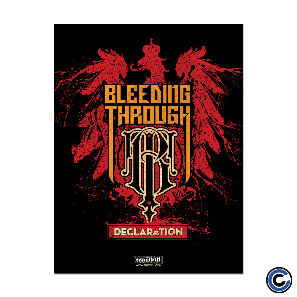 Bleeding Through "Declaration" Poster