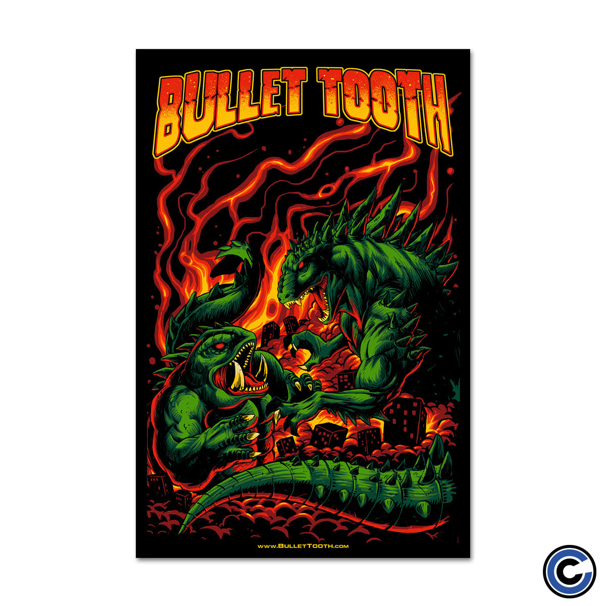 Bullet Tooth "Godzilla" Poster
