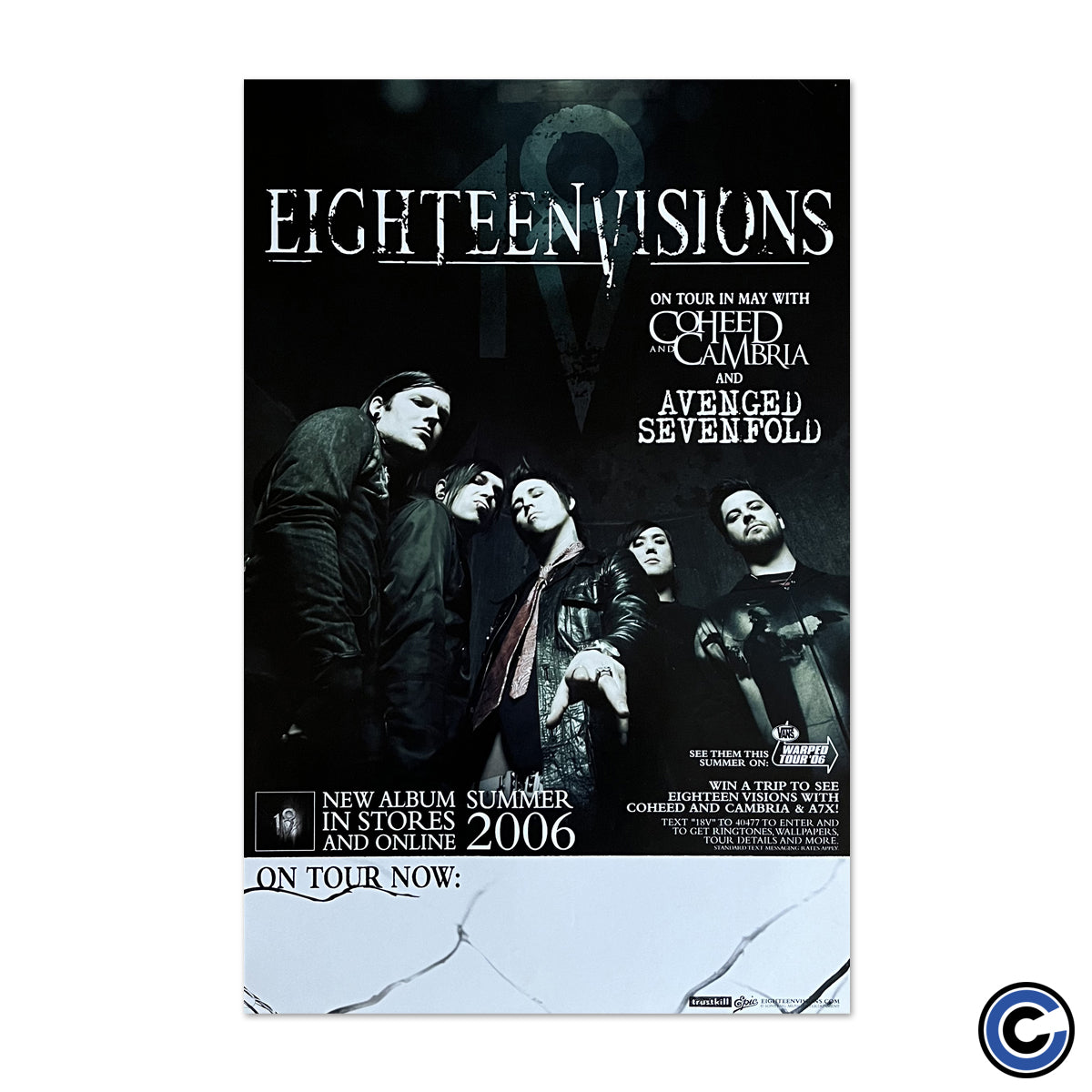Eighteen Visions "Coheed + A7X '06 Tour" Poster