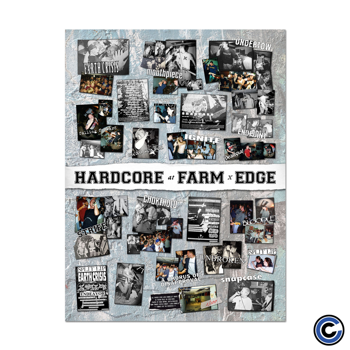 Trustkill Records "Hardcore At Farm X Edge" Poster