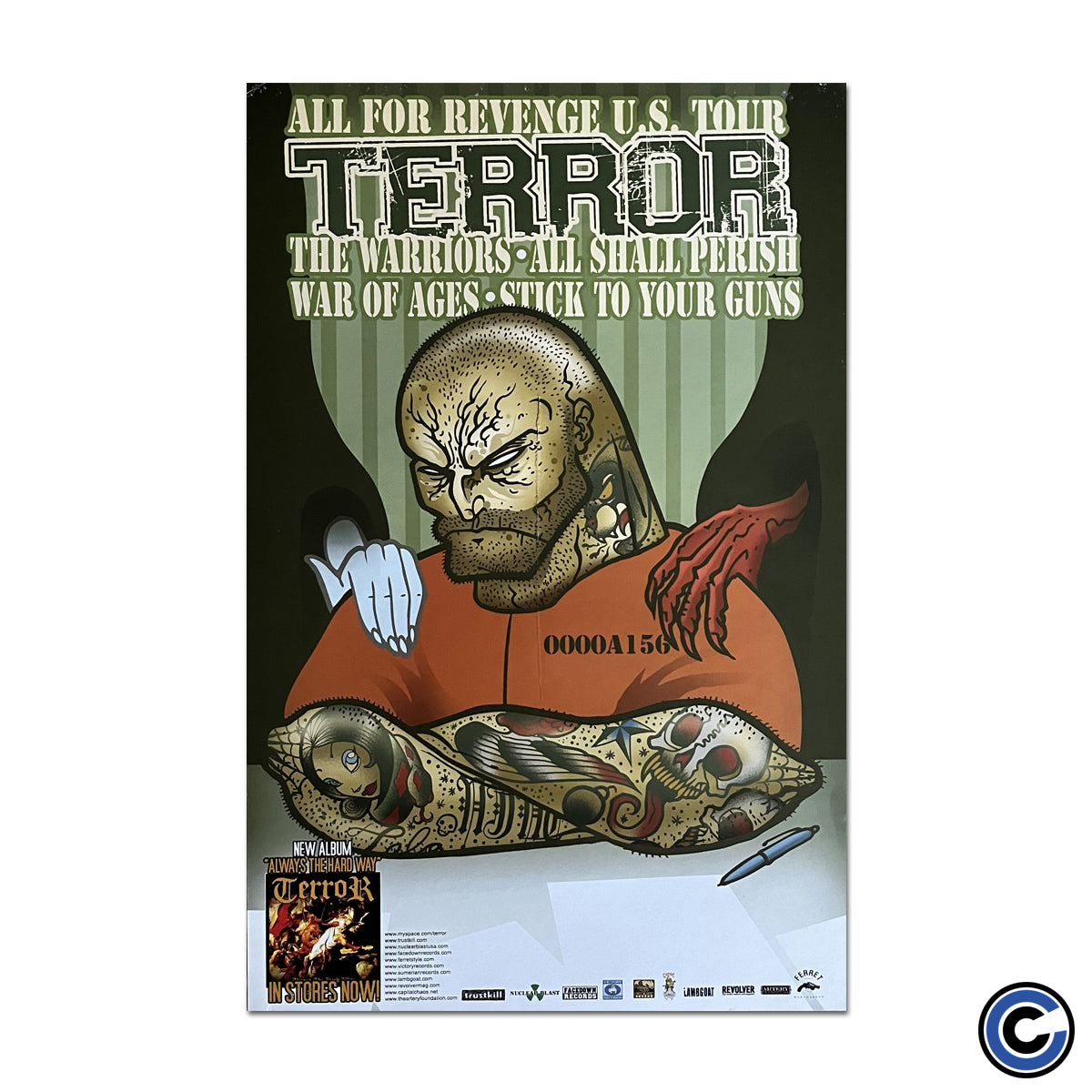 Terror "All For Revenge" Poster