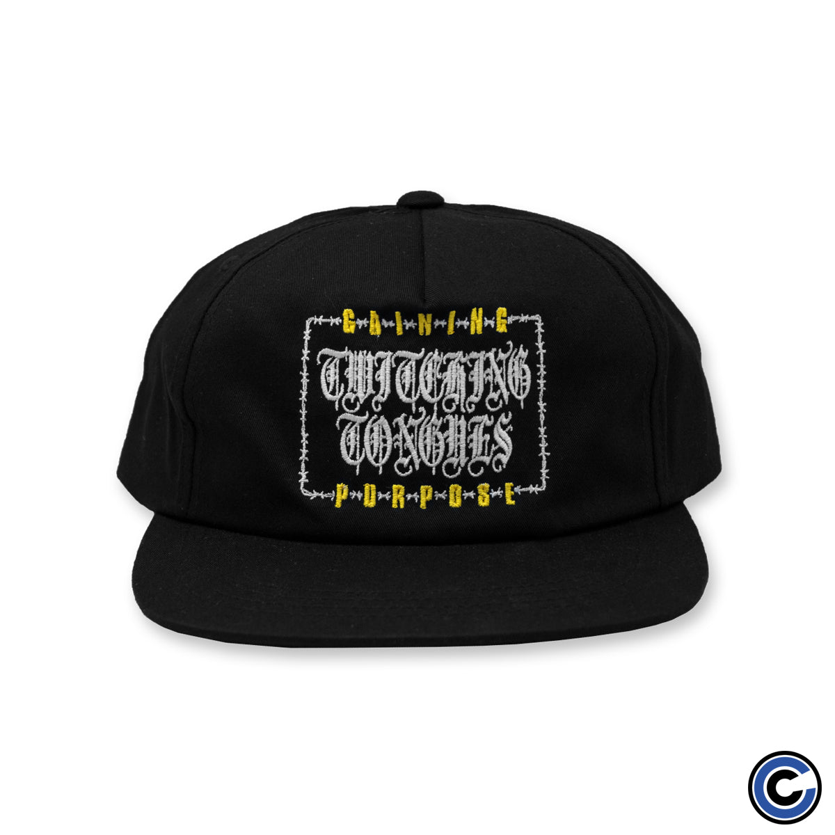 Twitching Tongues "Barbed Wire" Black Snapback