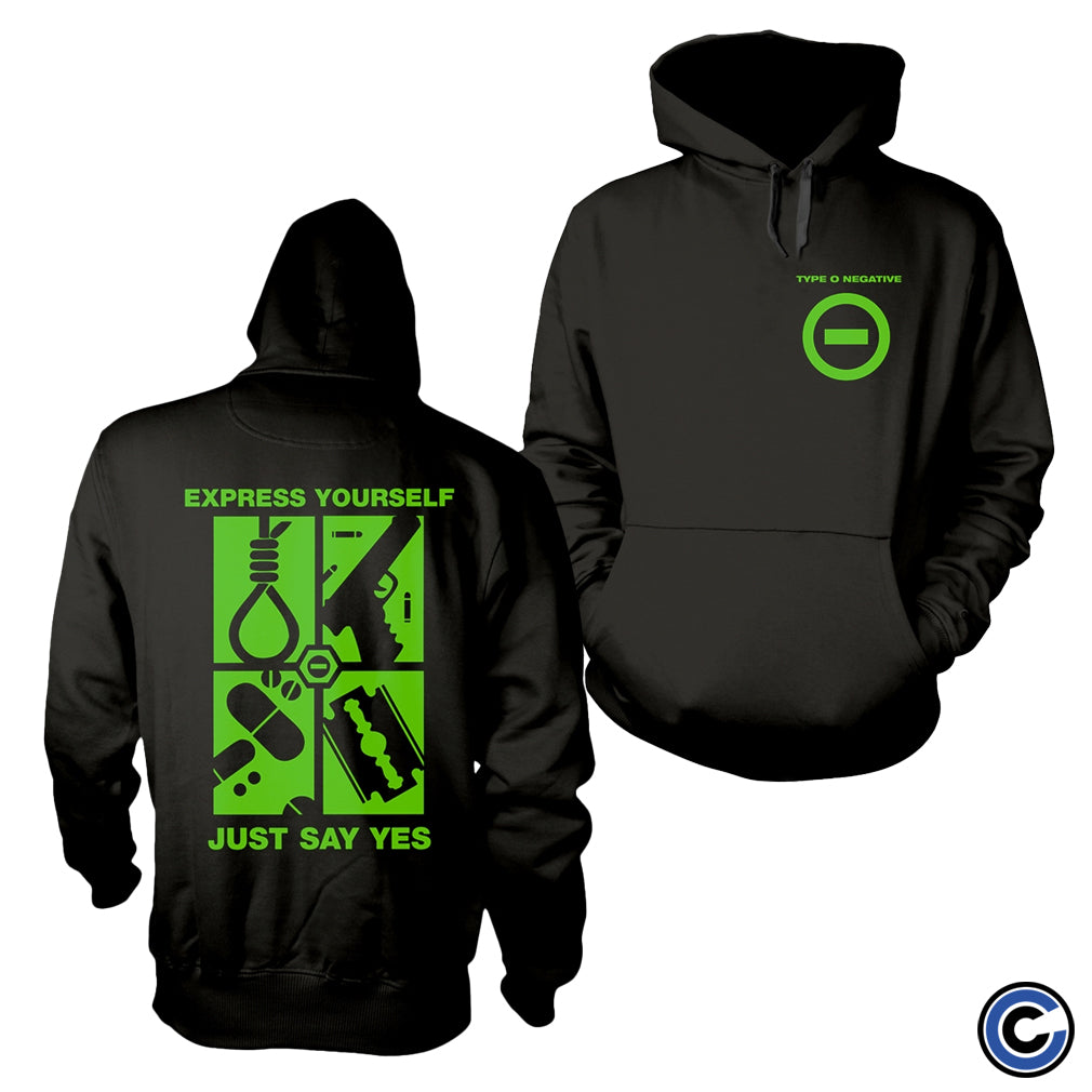 Type o negative zip hoodie cheap