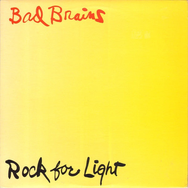 Bad Brains "Rock For Light" 12" Vinyl