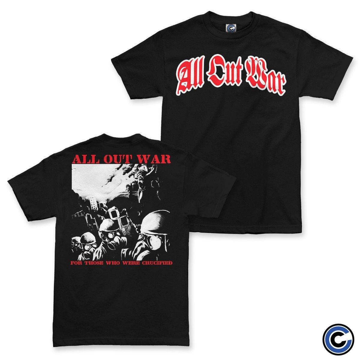 Buy – All Out War "Crucified Original" Shirt – Band & Music Merch – Cold Cuts Merch