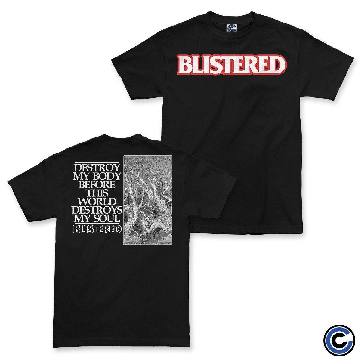 Buy – Blistered "Suicide" Shirt – Band & Music Merch – Cold Cuts Merch