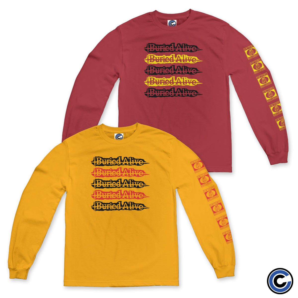 Buried Alive "Stacked Logo" Long Sleeve