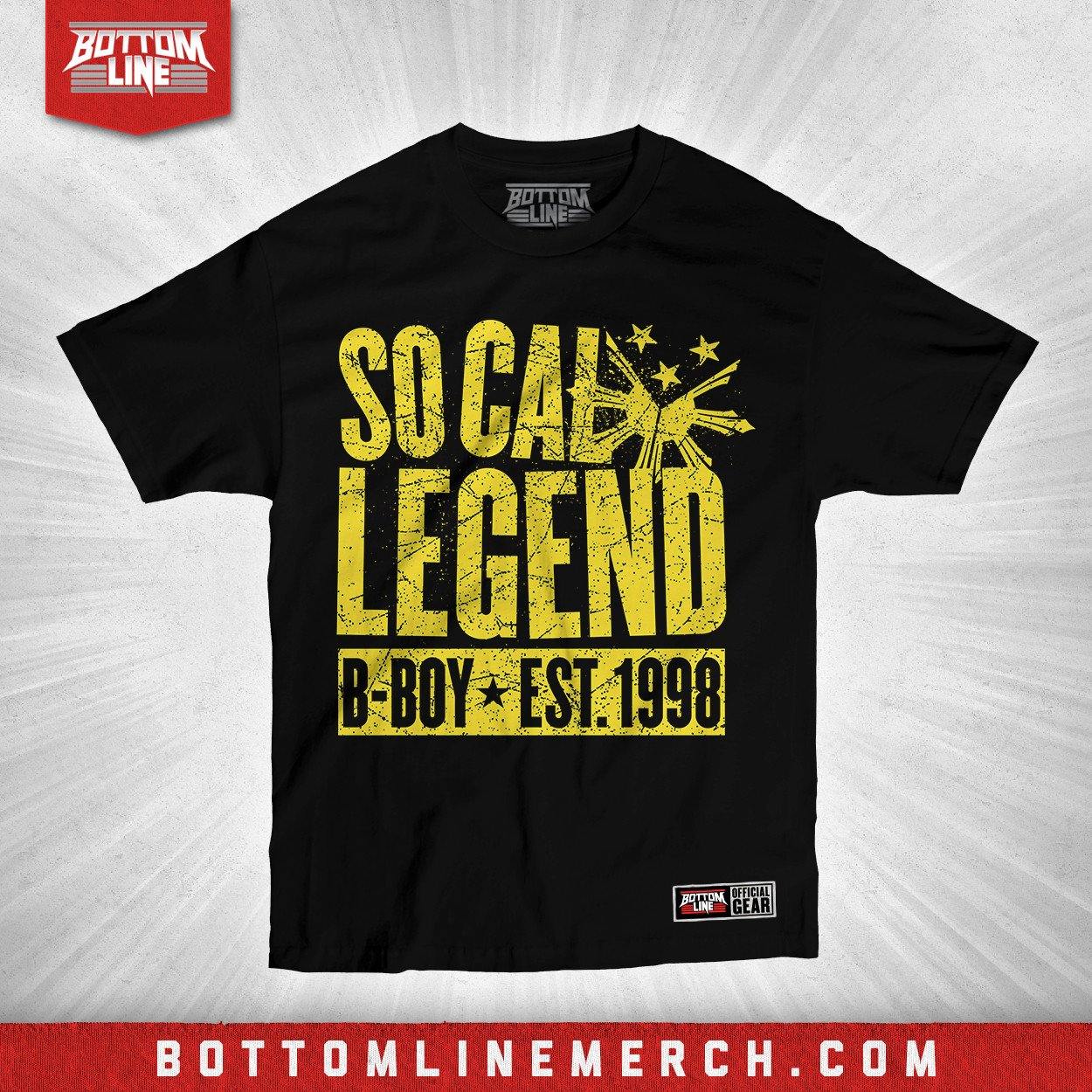 Buy Now – B-Boy "Socal Legend" Shirt – Wrestler & Wrestling Merch – Bottom Line