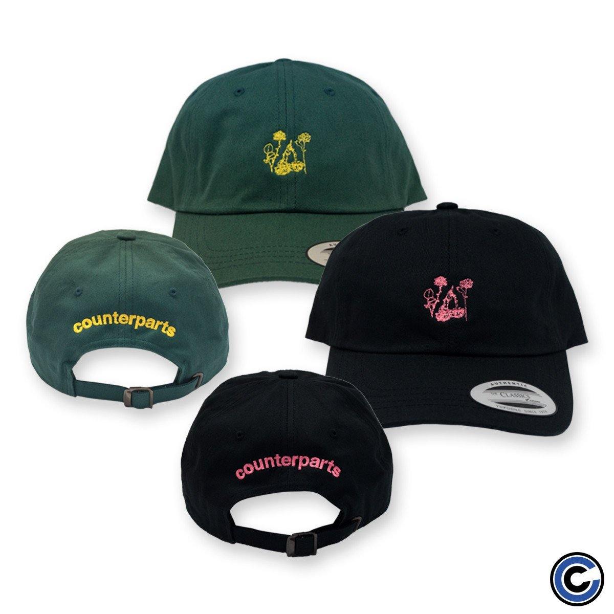 Buy – Counterparts "Dead Flower" Hat – Band & Music Merch – Cold Cuts Merch