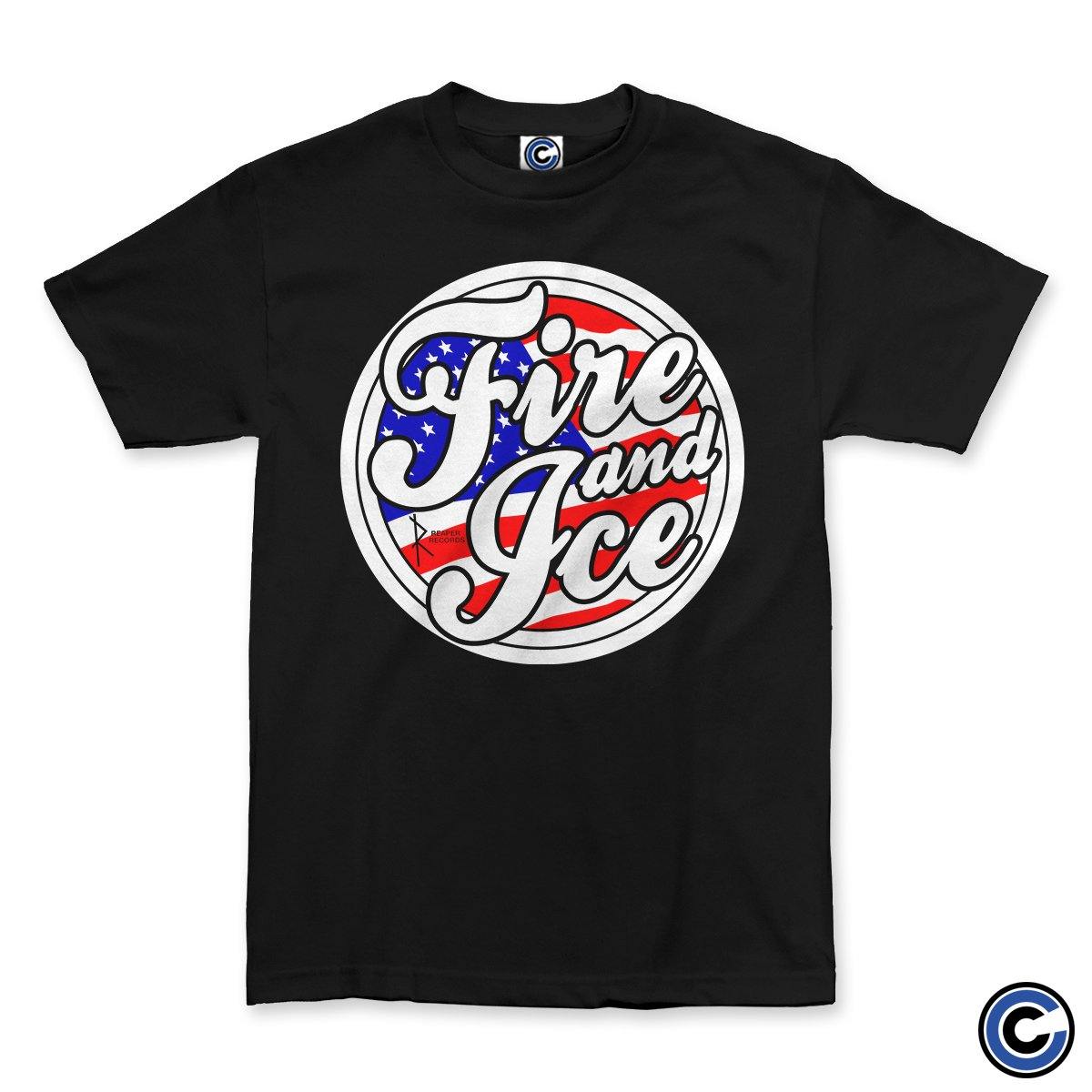Buy – Fire & Ice "Flag Circle" Shirt – Band & Music Merch – Cold Cuts Merch