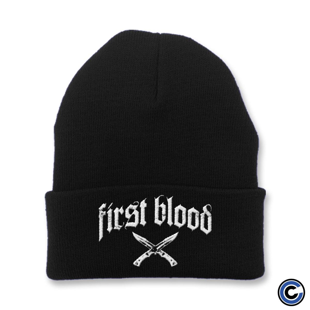 Buy – First Blood "Knives" Beanie – Band & Music Merch – Cold Cuts Merch