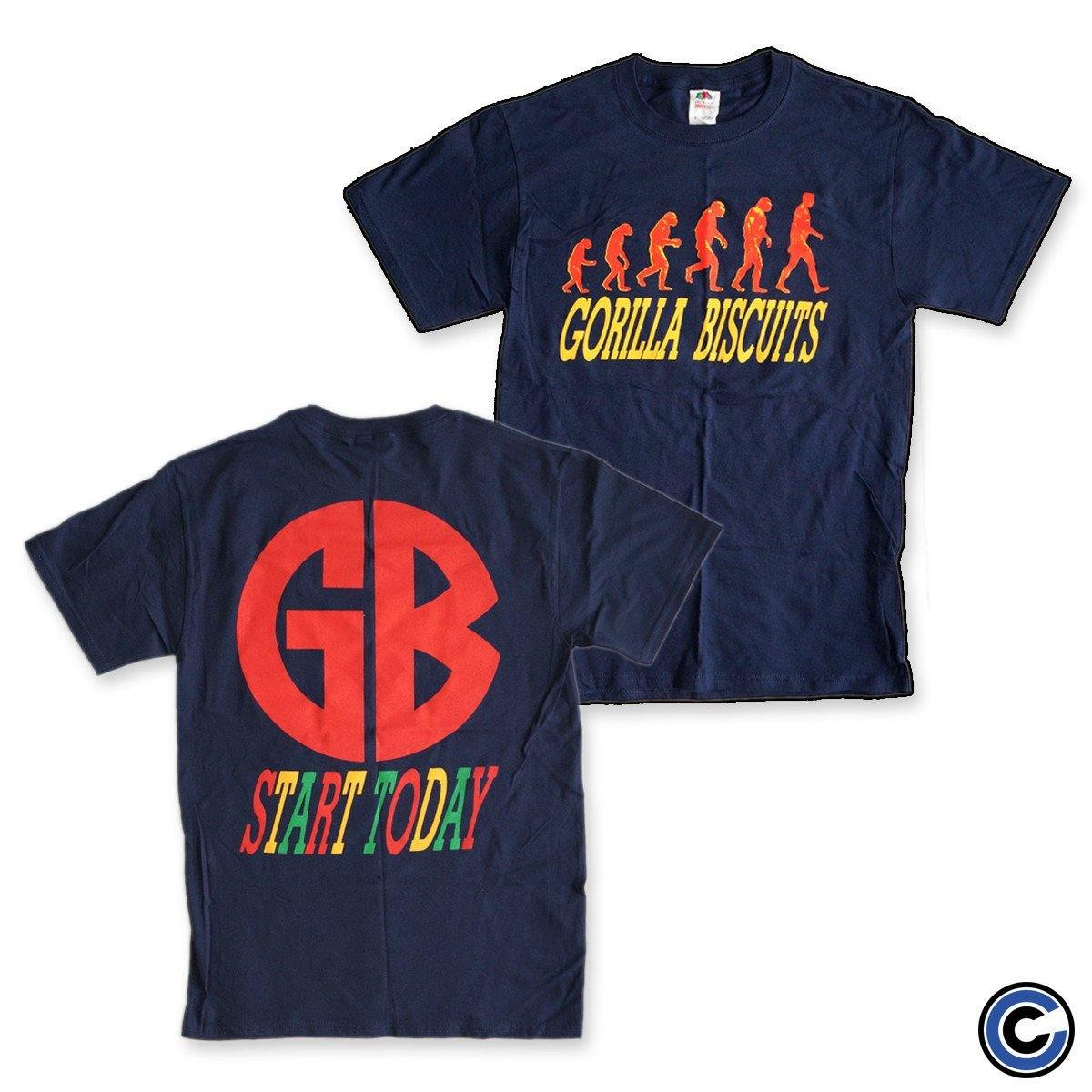 Buy – Gorilla Biscuits "Start Today" Shirt – Band & Music Merch – Cold Cuts Merch