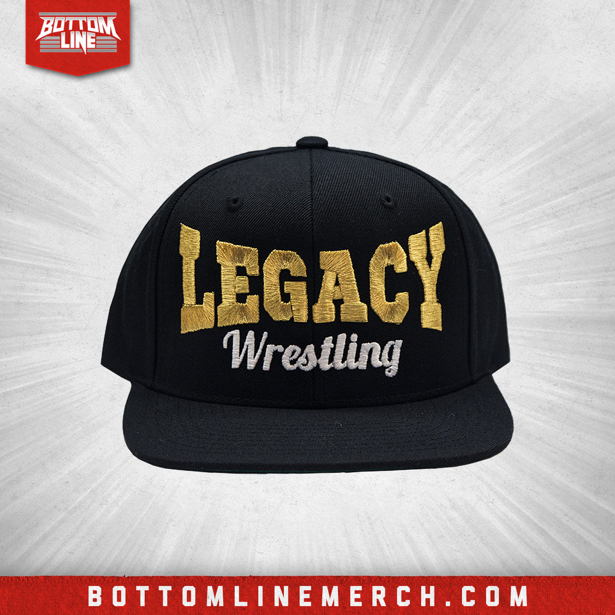 Legacy Wrestling "Logo Gold" Snapback