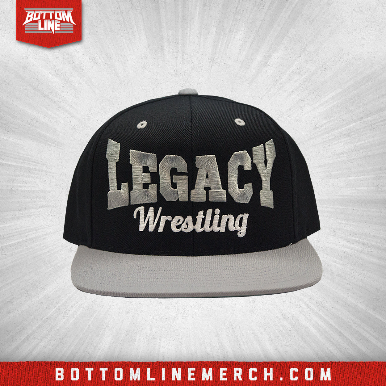 Legacy Wrestling "Logo Silver" Snapback
