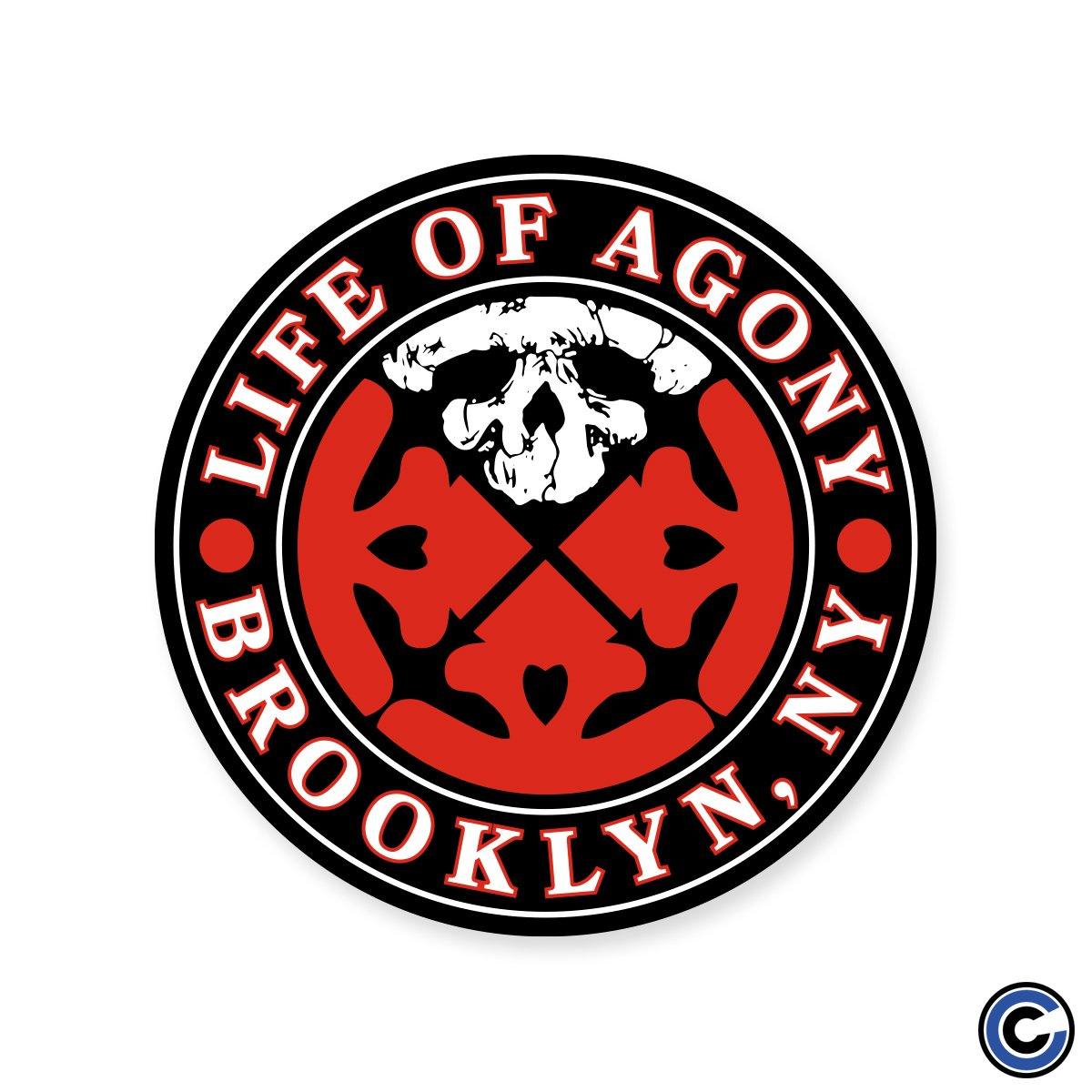 Buy – Life of Agony "Brooklyn" Sticker – Band & Music Merch – Cold Cuts Merch