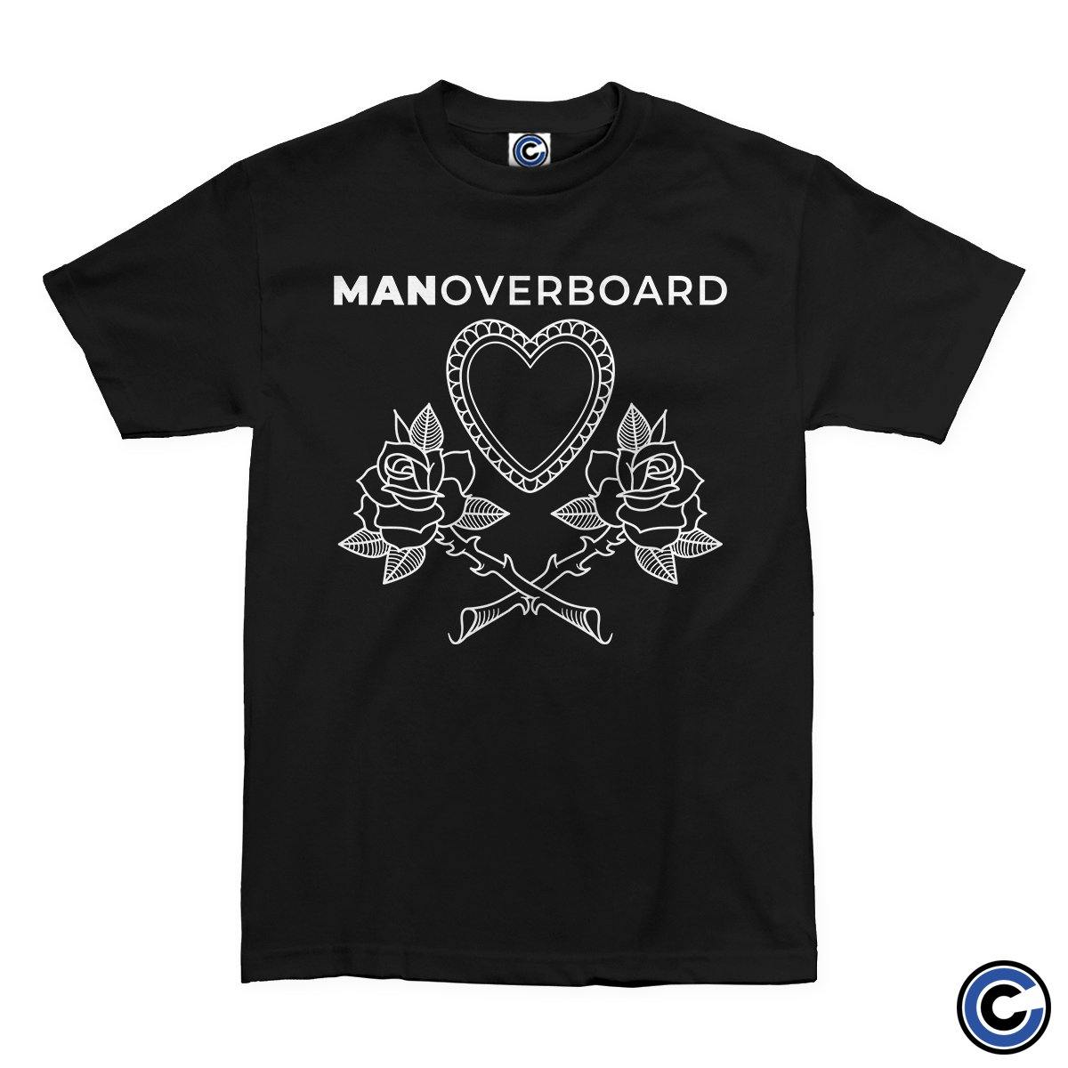 Buy – Man Overboard "Heart Flowers" Shirt – Band & Music Merch – Cold Cuts Merch