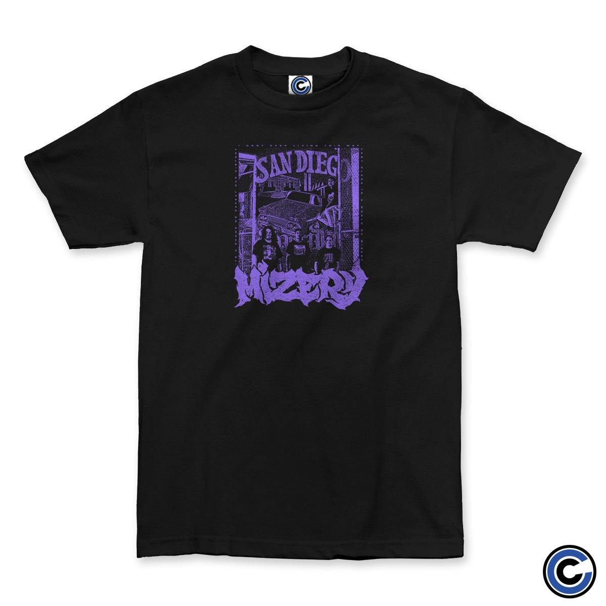 Buy – Mizery "San Diego" Shirt – Band & Music Merch – Cold Cuts Merch