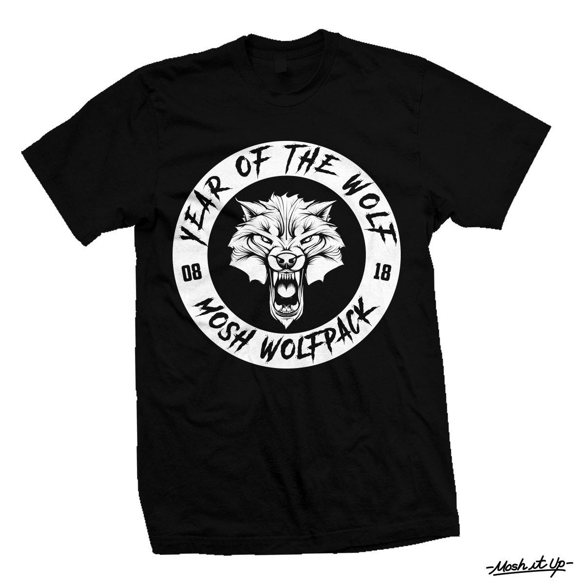 Buy – Mosh It Up "Year of the Wolf" Shirt – Band & Music Merch – Cold Cuts Merch