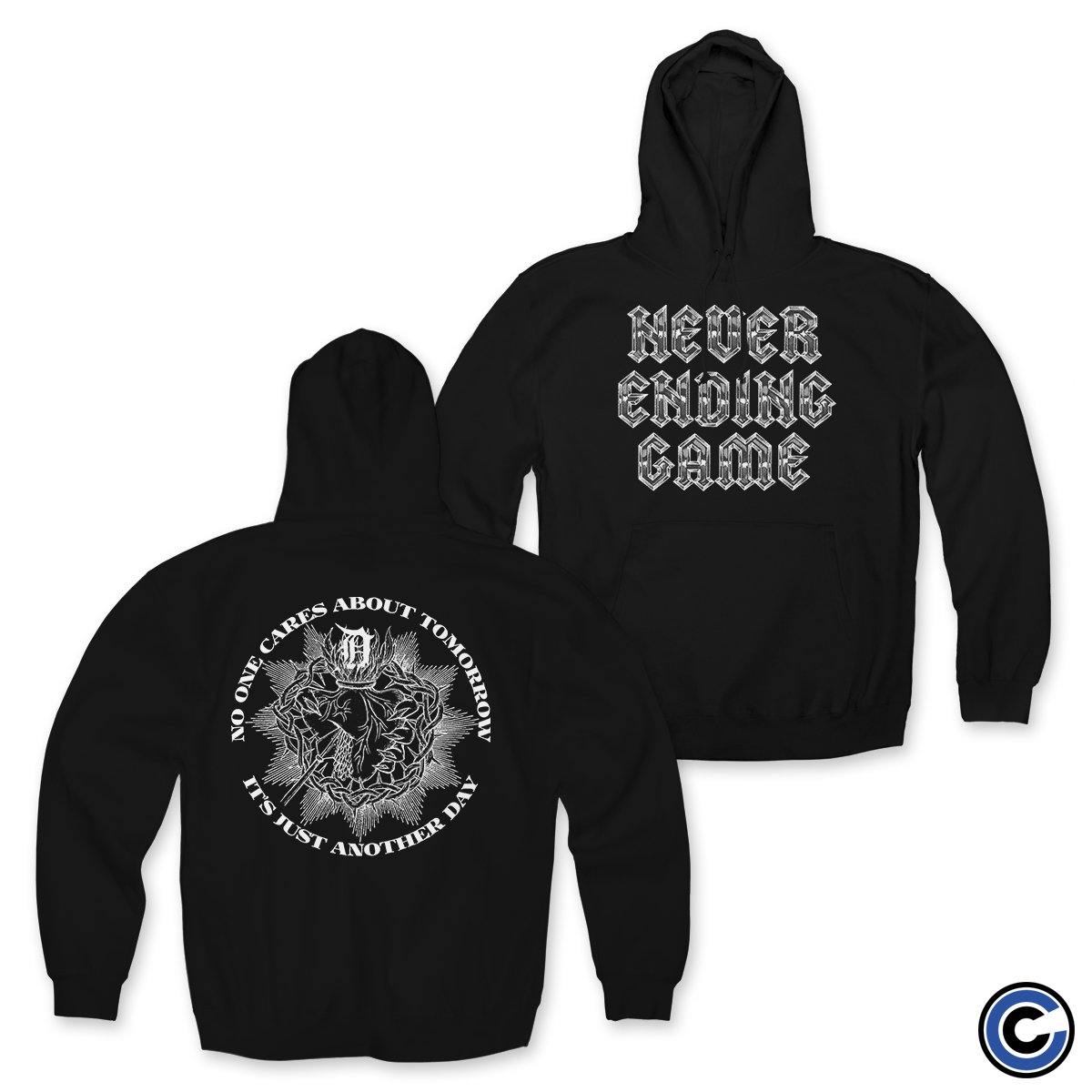 Buy – Never Ending Game "No One Cares" Hoodie – Band & Music Merch – Cold Cuts Merch