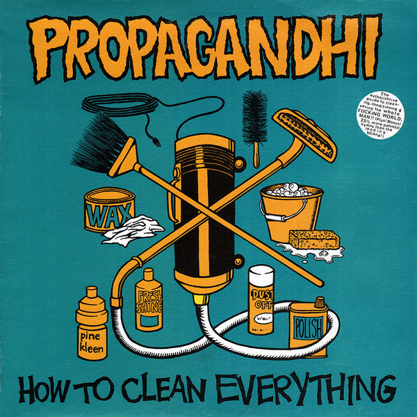 Propagandhi "How To Clean Everything: 20th Anniversary Edition" 12" Vinyl