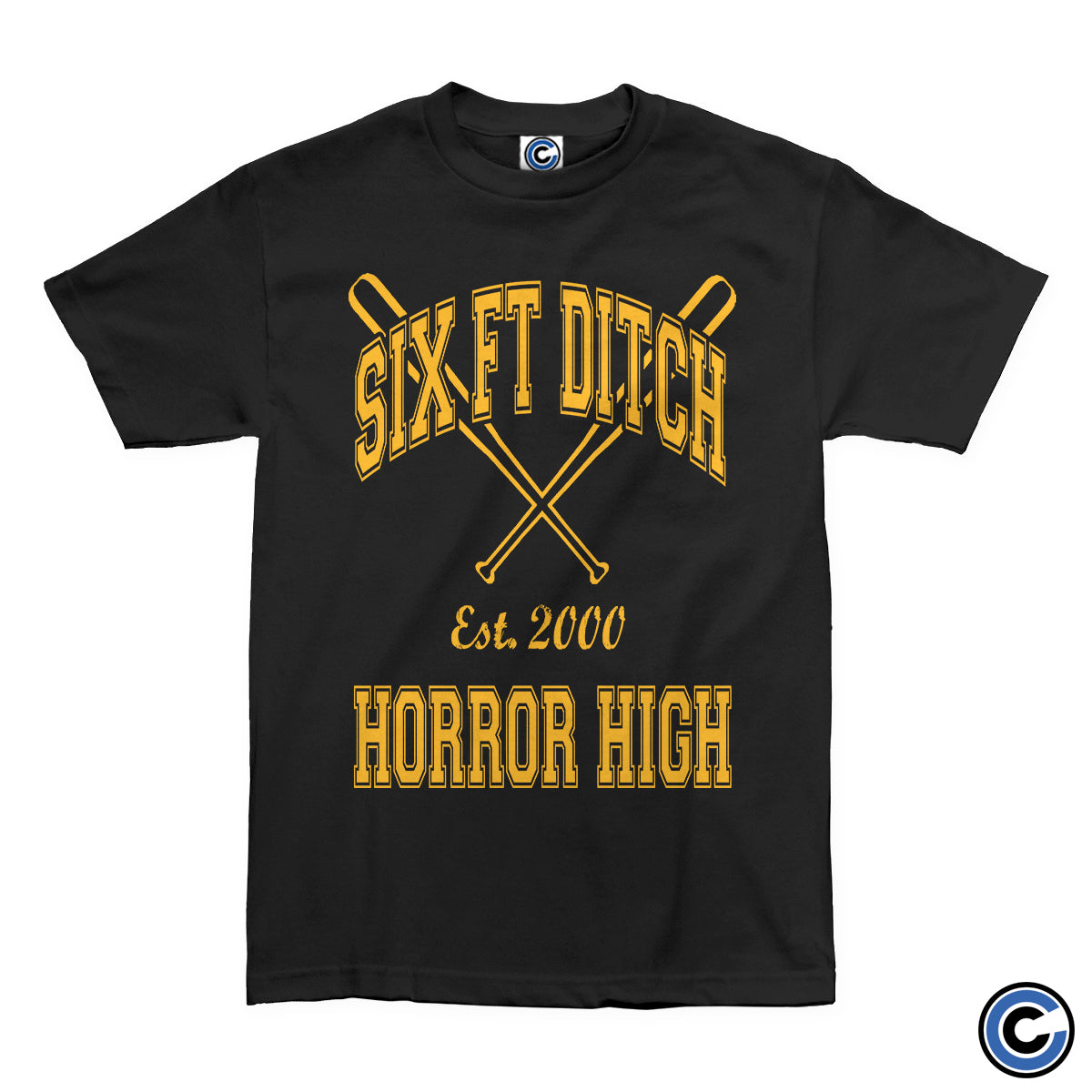 Six Ft Ditch "Horror High Black" Shirt