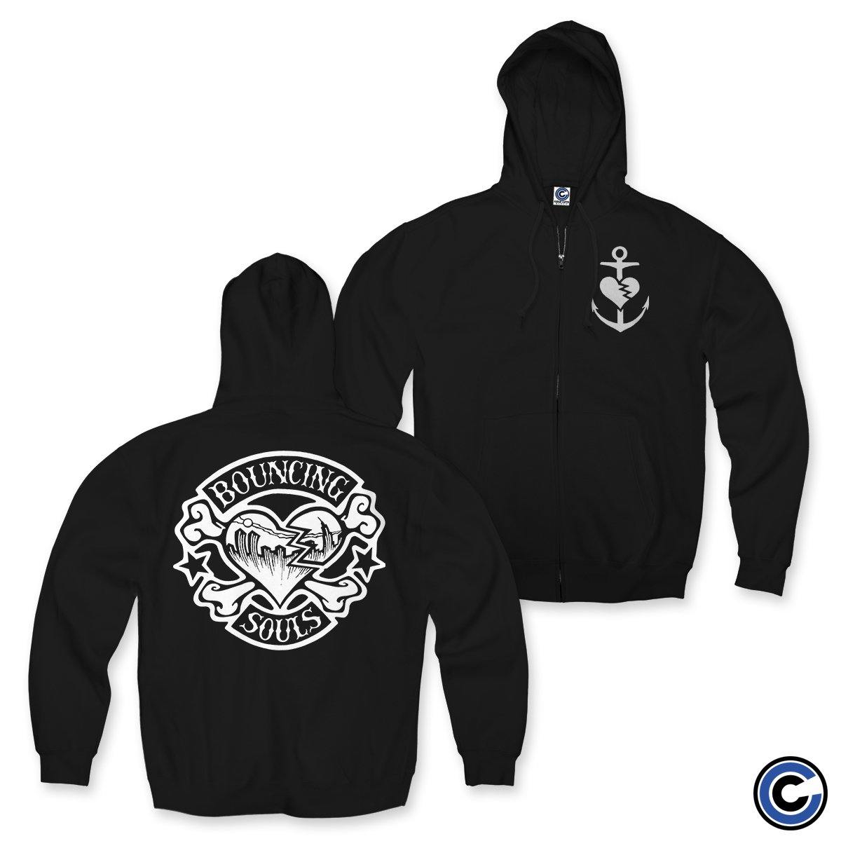 Zip up hoodie band merch on sale