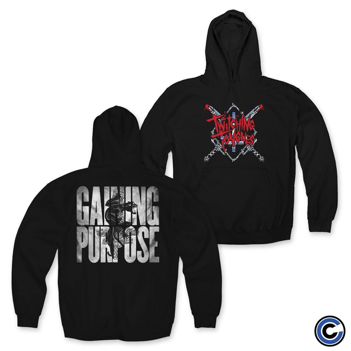 Buy – Twitching Tongues "Gaining Purpose" Hoodie – Band & Music Merch – Cold Cuts Merch