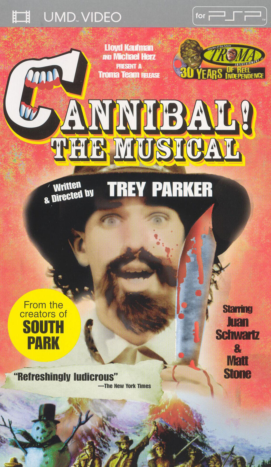 "Cannibal! The Musical" UMD Video