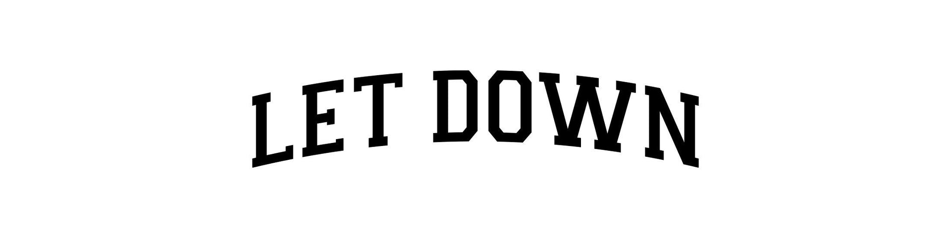 Shop – Let Down – Band & Music Merch – Cold Cuts Merch