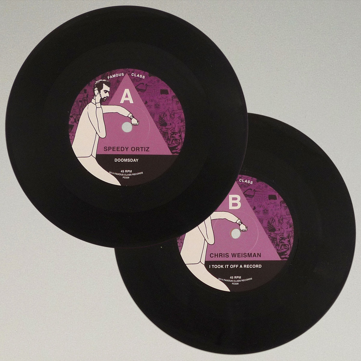 Speedy Ortiz / Chris Weisman "LAMC #14 Split" 7" Vinyl
