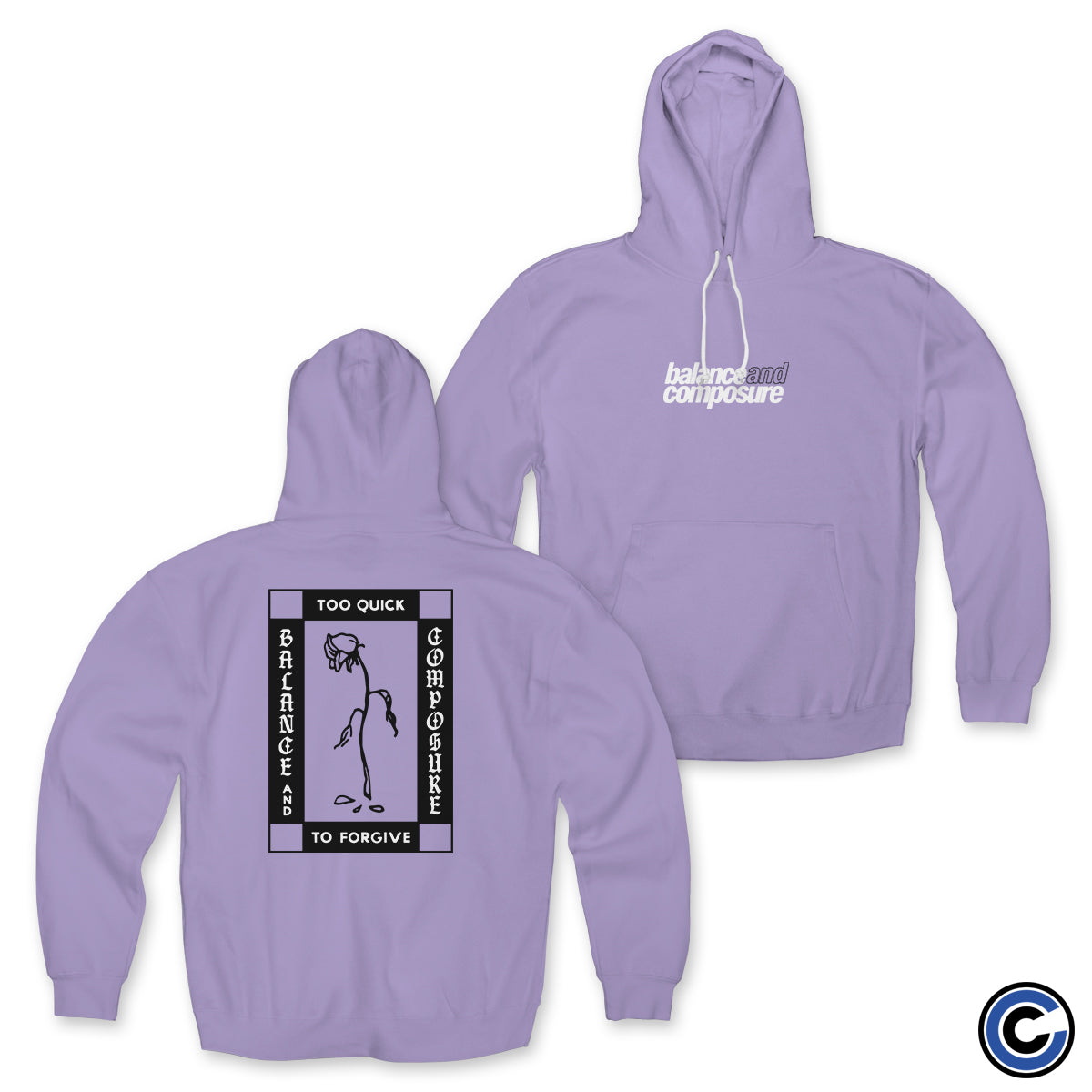 Balance and Composure "Too Quick To Forgive Lavender" Hoodie
