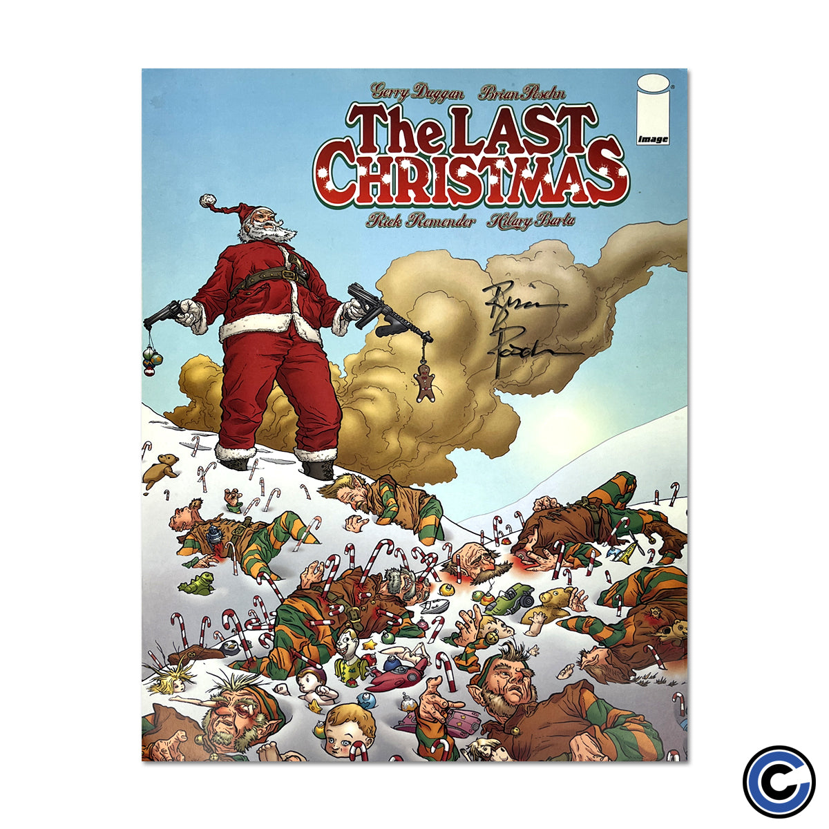 Brian Posehn "Last Christmas" Signed Poster