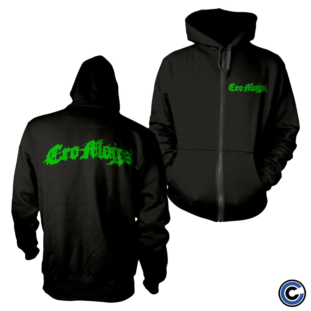 Cro-Mags "Green Logo" Zip Up Hoodie