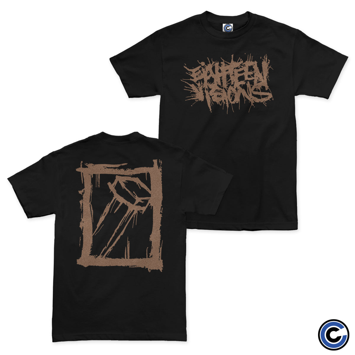Eighteen Visions "Inverted Splatter" Shirt