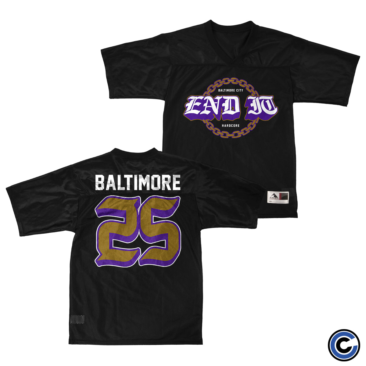End It "Baltimore City Hardcore" Football Jersey