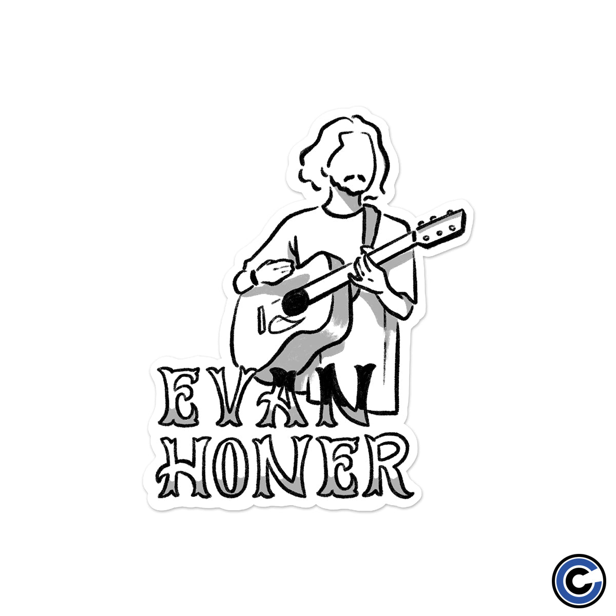 Evan Honer "Guitar" Sticker