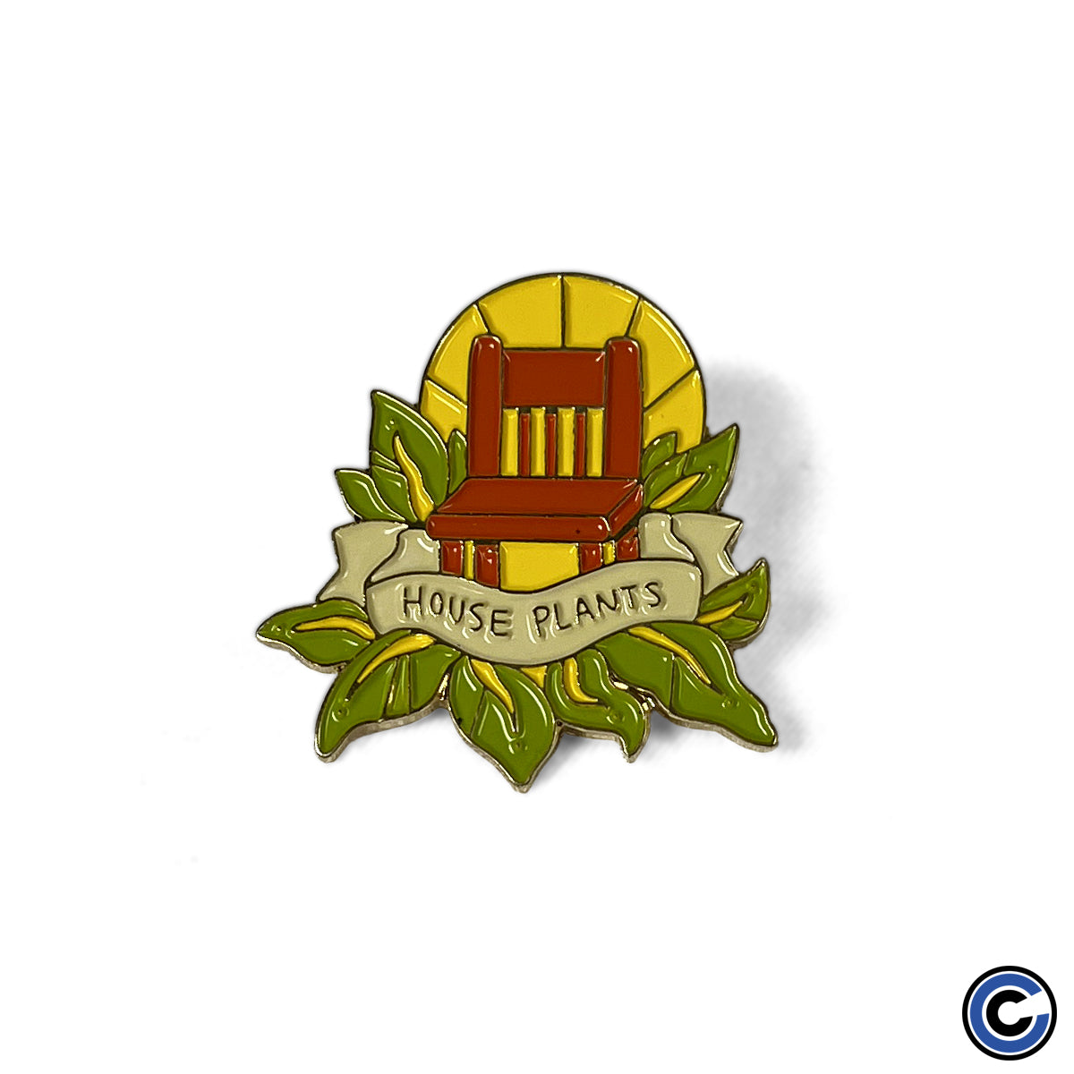 Foxing "House Plants" Enamel Pin