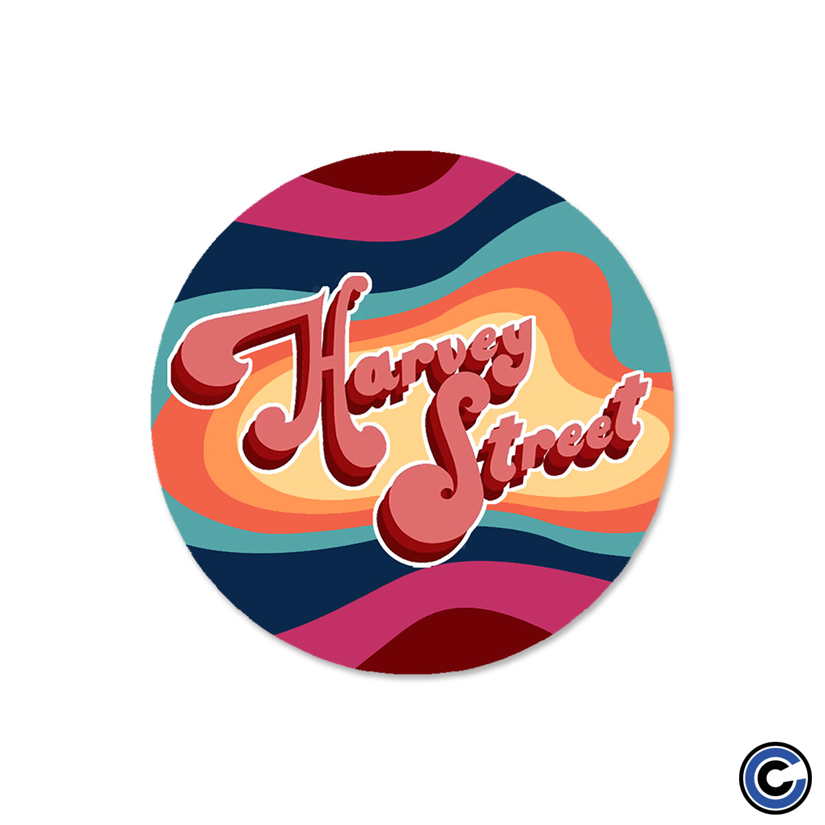 Harvey Street "Trippy Circle" Sticker
