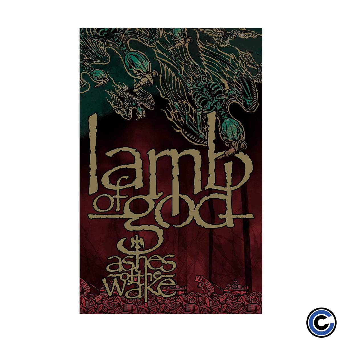 Lamb of God "Ashes Of The Wake" Poster