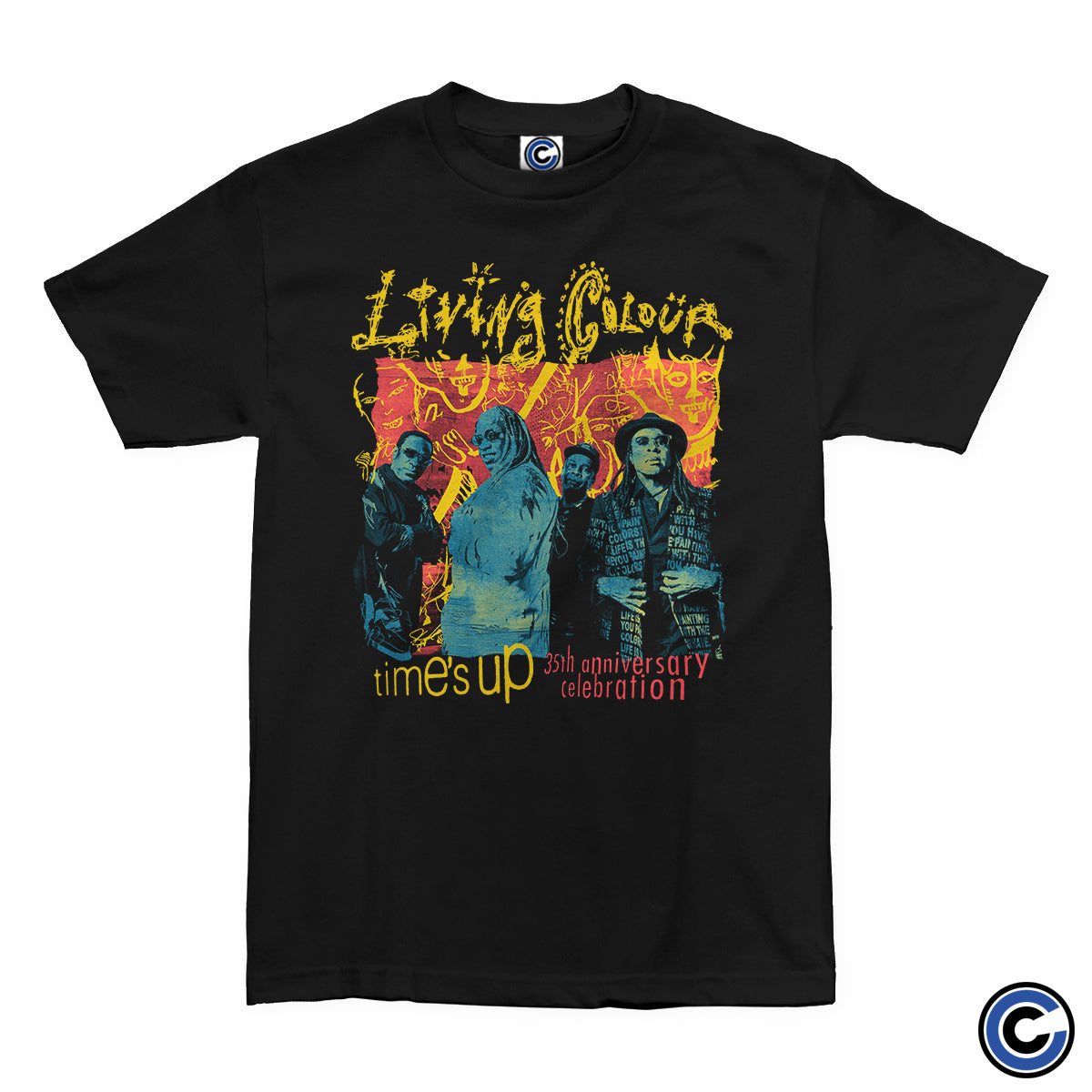 Living Colour "Time's Up 35" Shirt