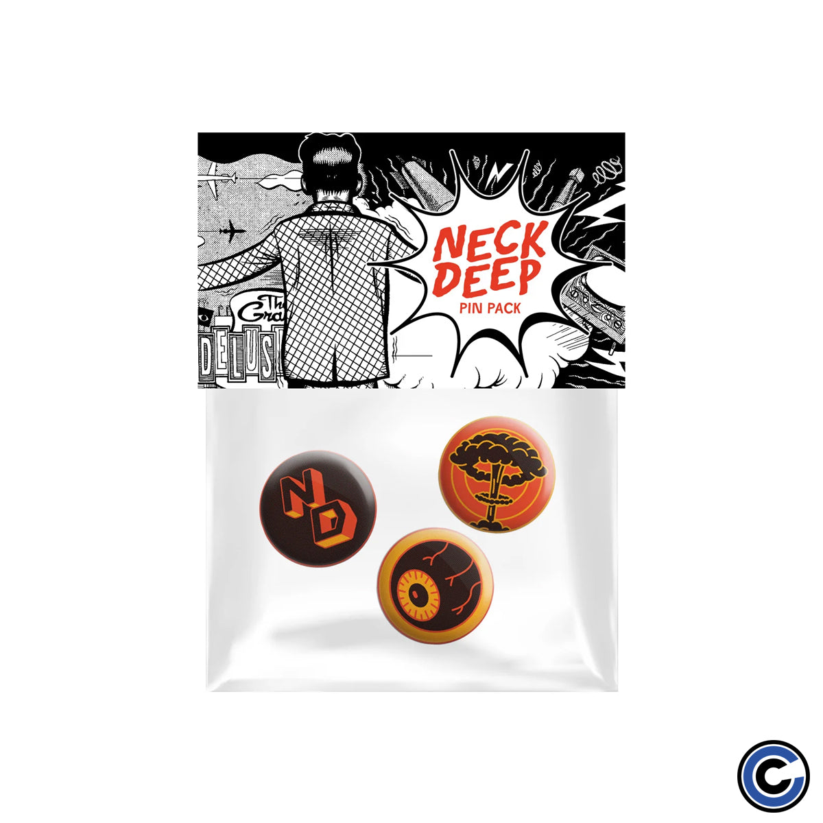 Neck Deep Button Pack