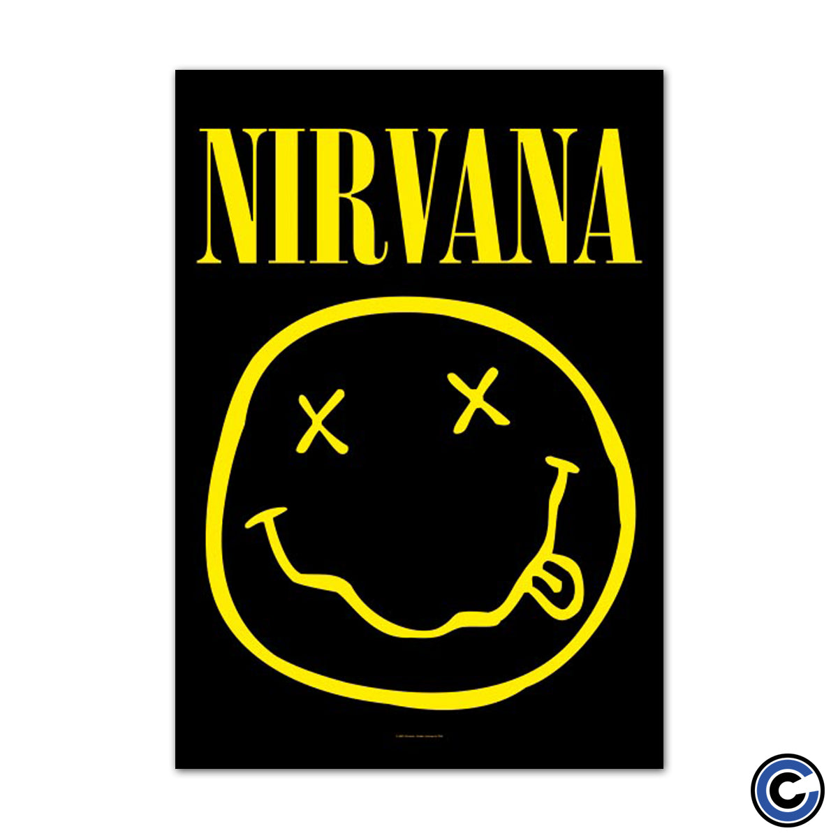Nirvana "Smiley" Poster