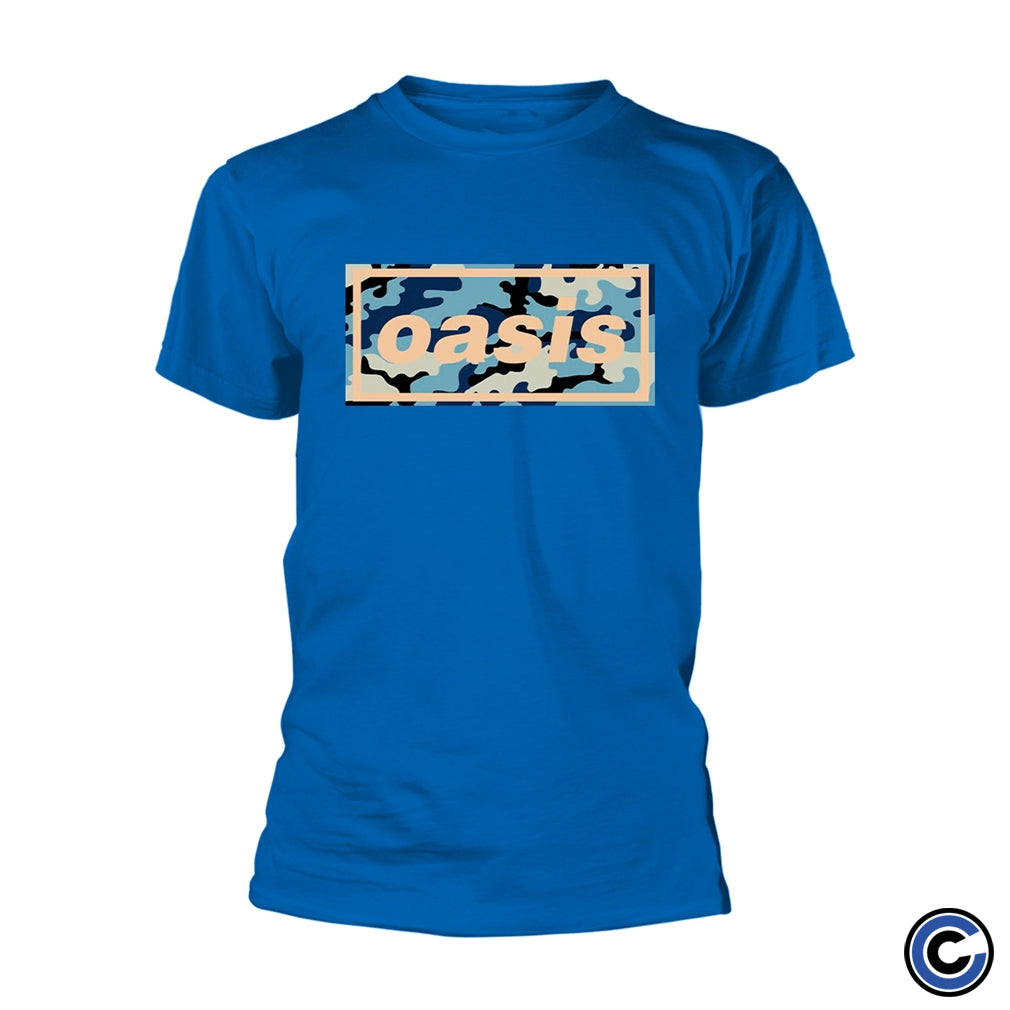 Oasis "Camo Logo Royal" Shirt