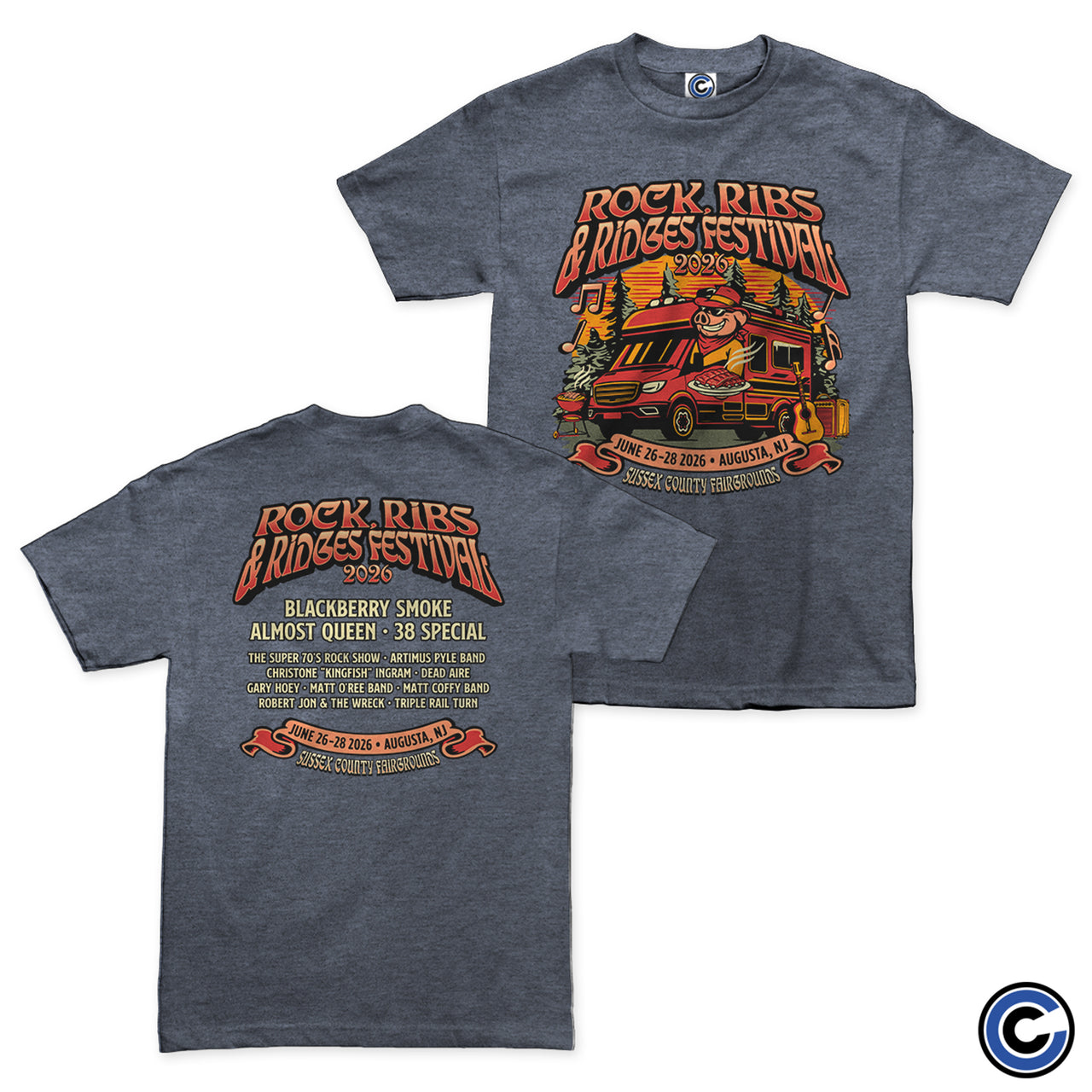 Rock, Ribs and Ridges Festival "RV" Shirt