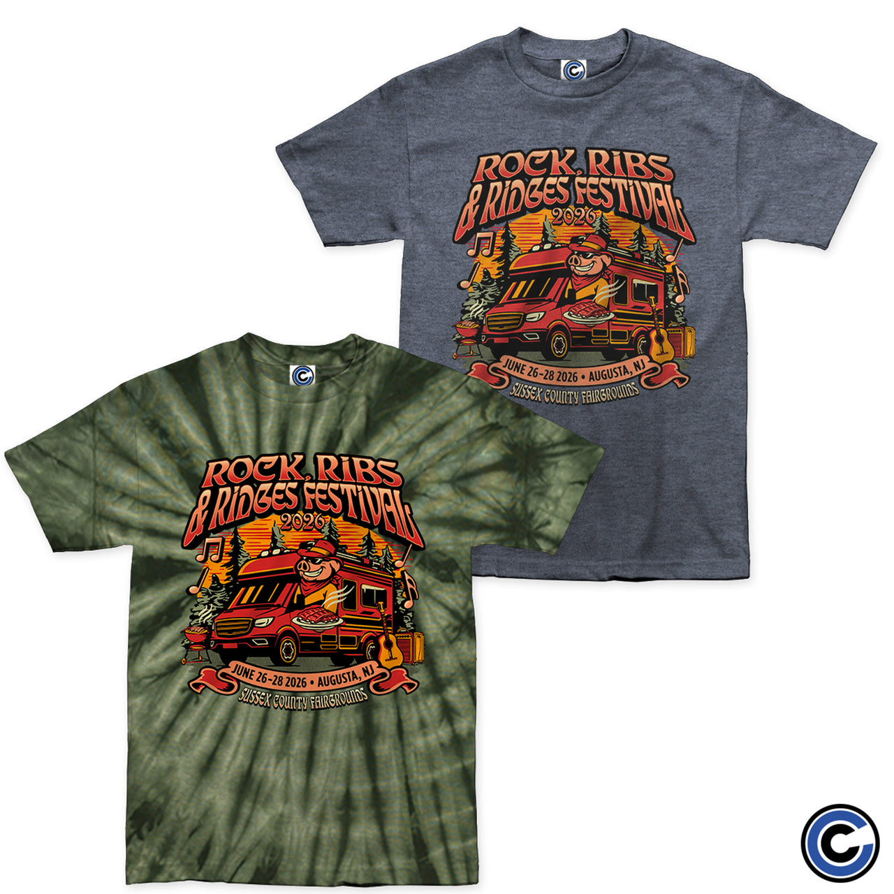Rock, Ribs and Ridges Festival "RV" Shirt