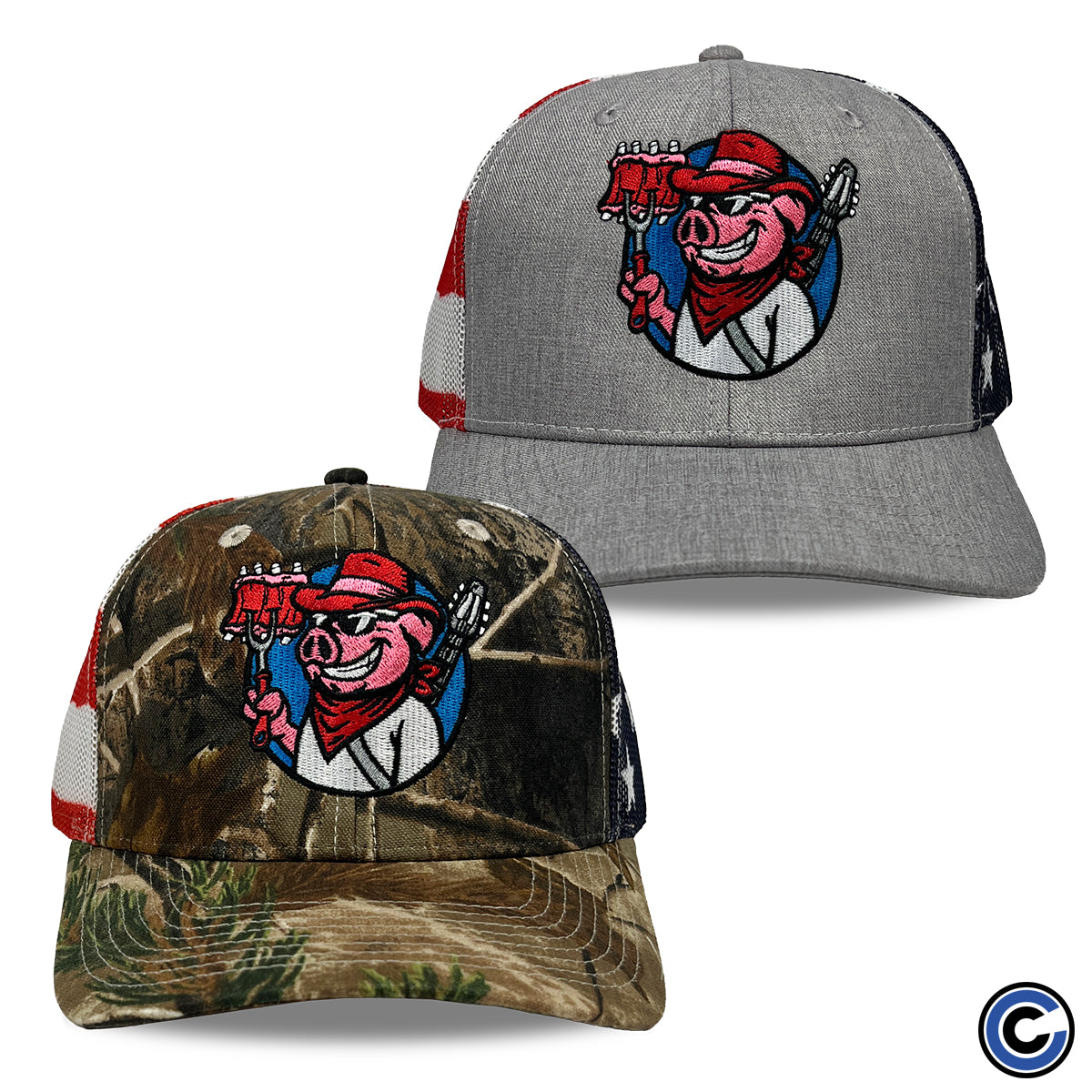 Rock Ribs and Ridges Festival "Rock Pig Icon" Trucker