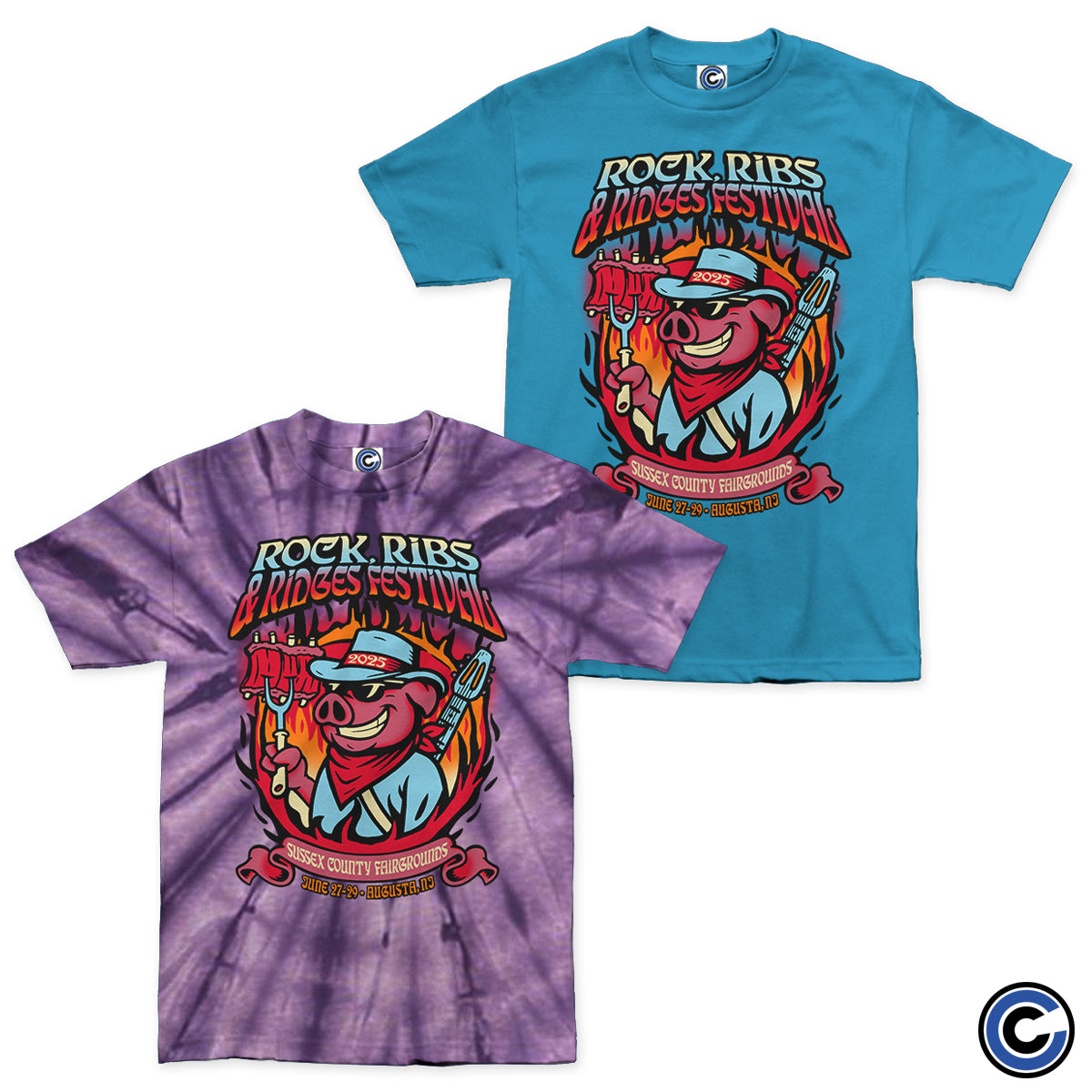 Rock Ribs and Ridges Festival "Flame Circle" Shirt