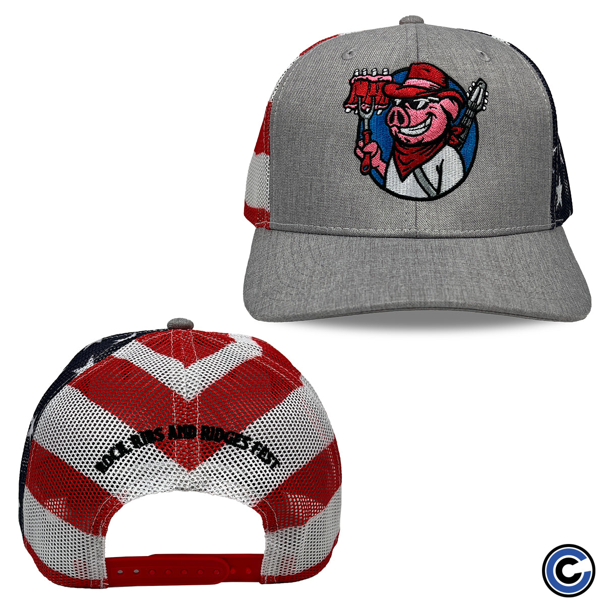 Rock Ribs and Ridges Festival "Rock Pig Icon" Trucker