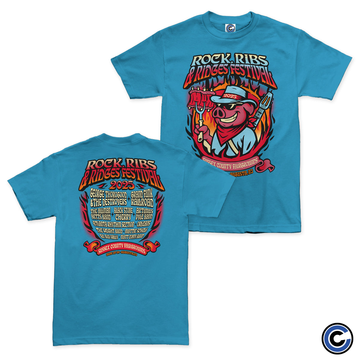 Rock Ribs and Ridges Festival "Flame Circle" Shirt