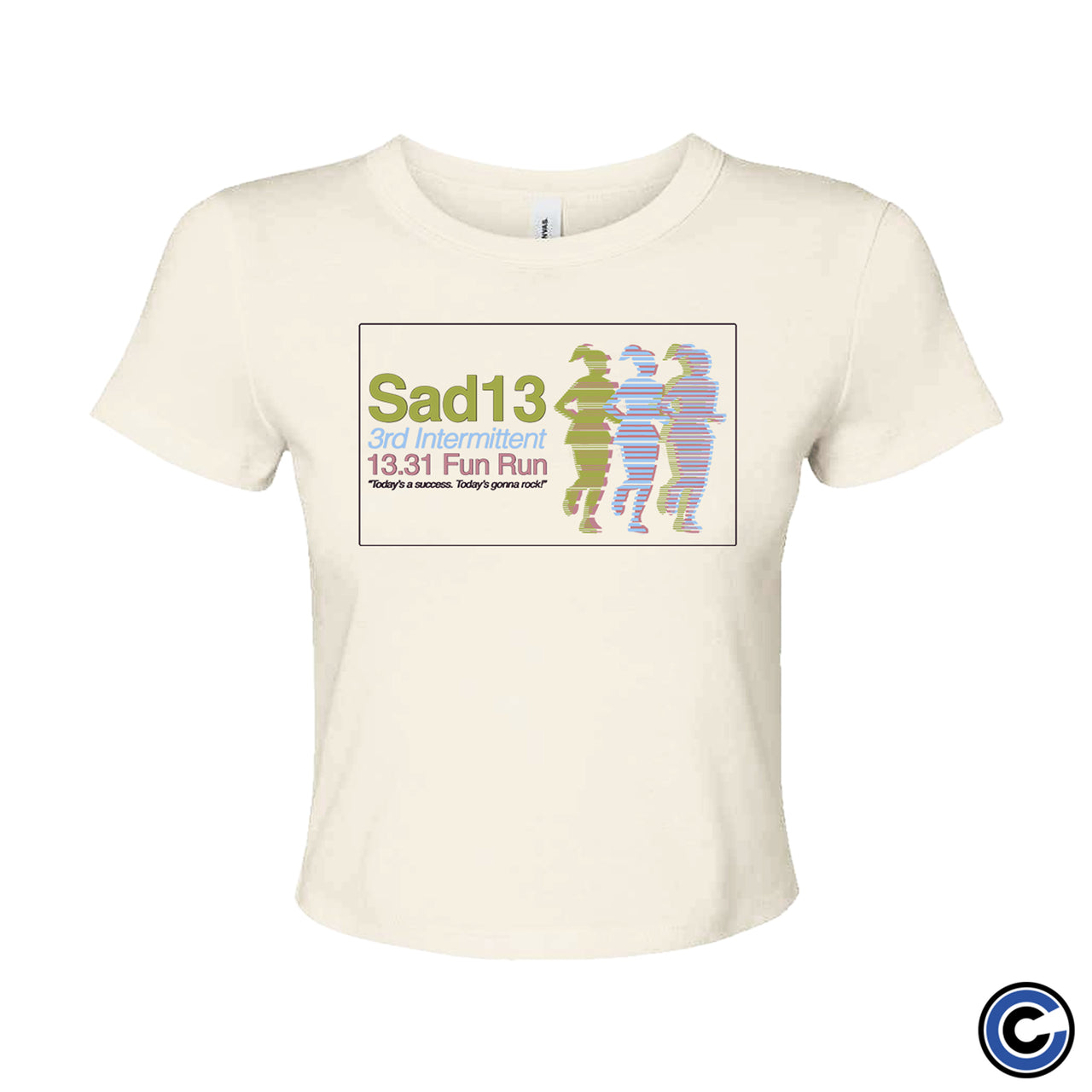 Sad13 "Fun Run" Cropped Shirt